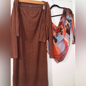 Dress + shirt bundle ( shein )